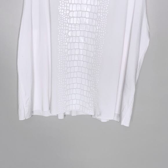 Ultracor XS Womens White Boa Muscle Tank Top Pull Over Gym Active - Picture 5 of 9